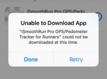 unable to download app error solved