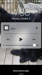 iOS 11 music player on iphone